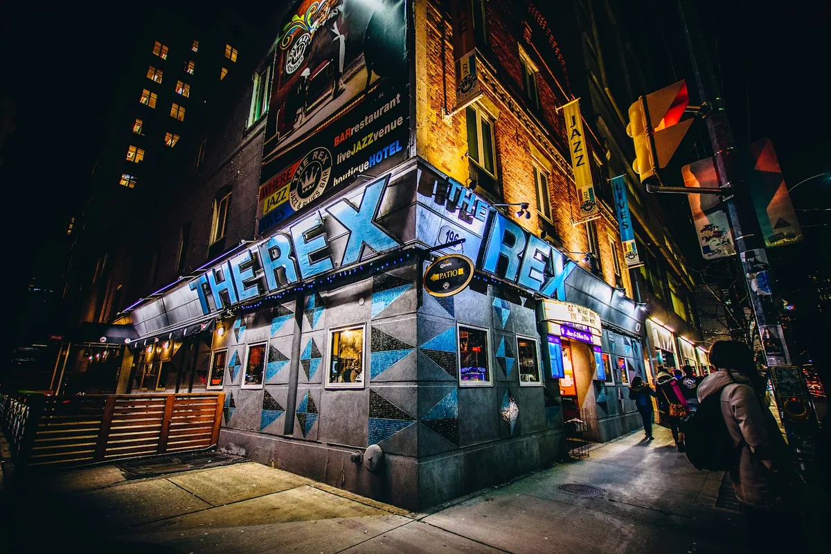 The Rex Hotel Jazz and Blues Bar, Toronto exterior view