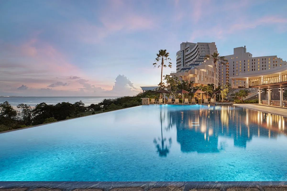 The Tsubaki Tower, Tumon exterior view