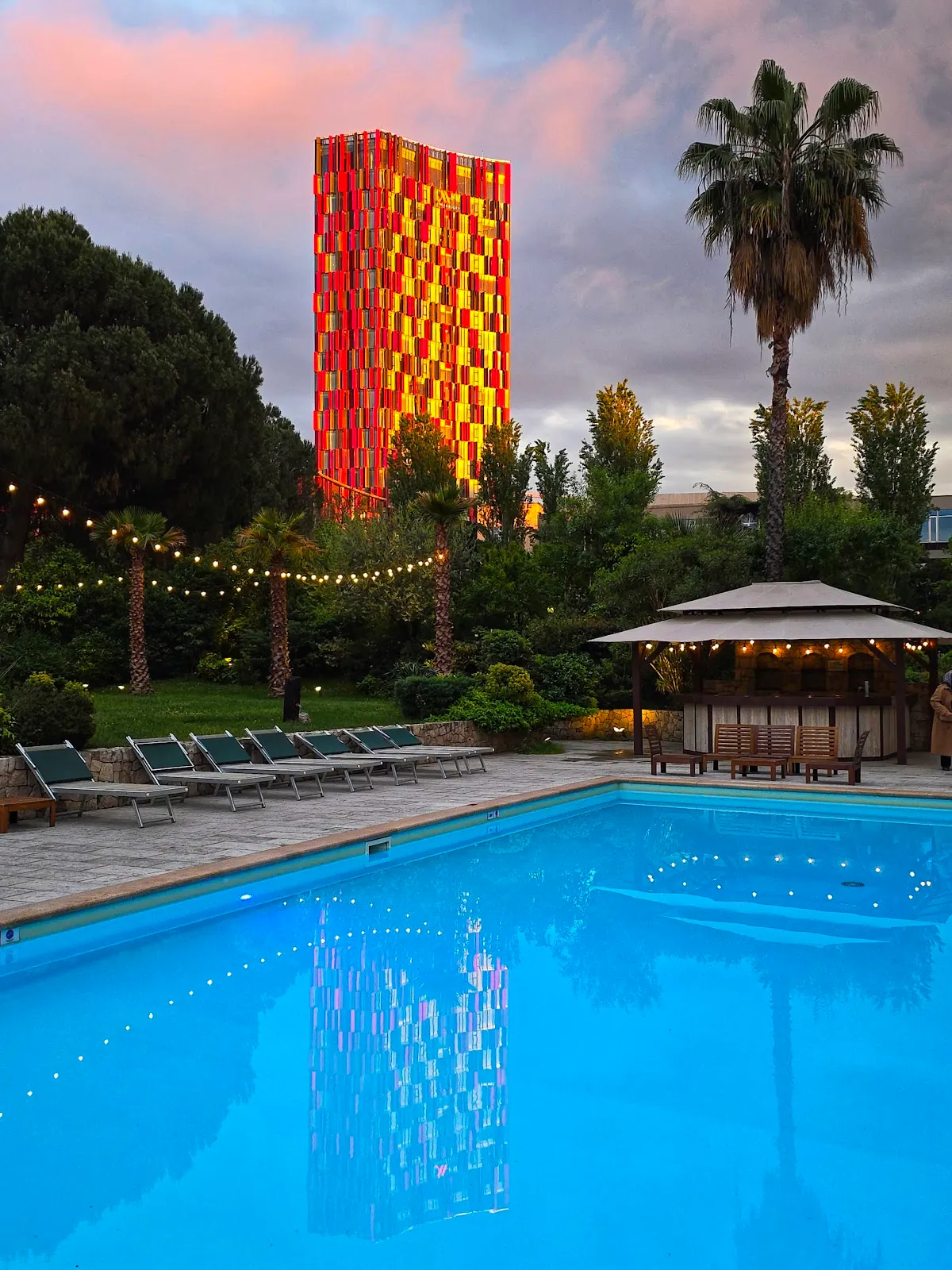 Tirana Marriott, Tirana exterior view