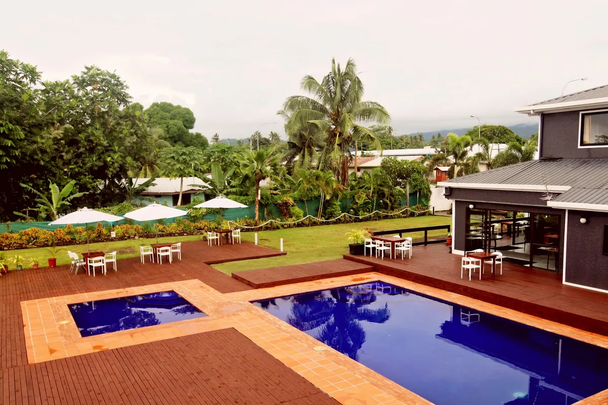 Travellers Point Hotel, Apia exterior view