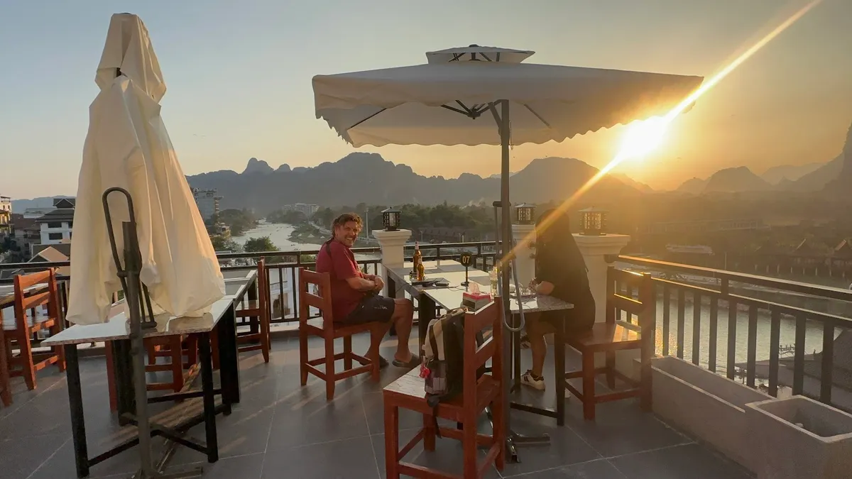 Tulip Elegant Riverside Hotel, Vang Vieng exterior view