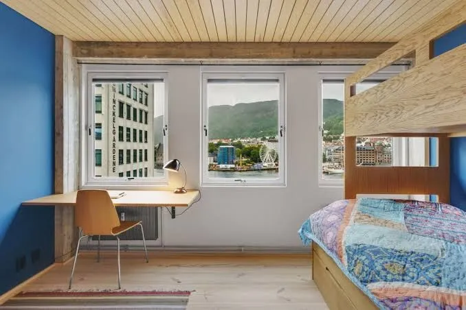 Unique gem overlooking the world famous Bryggen, Bergen exterior view