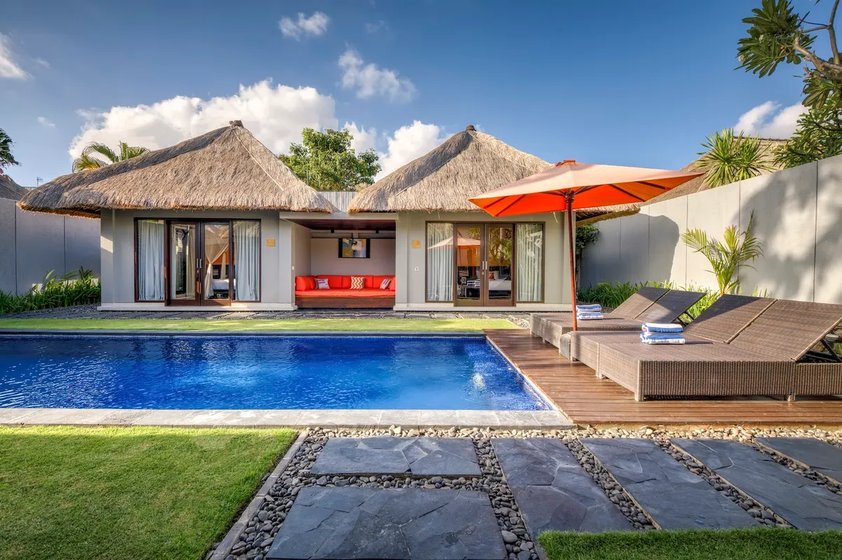 Villa jerami, Seminyak exterior view