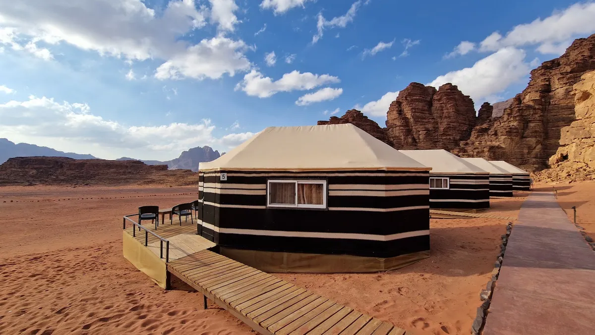 Wadi Rum Bedouin Camp, Wadi Rum exterior view