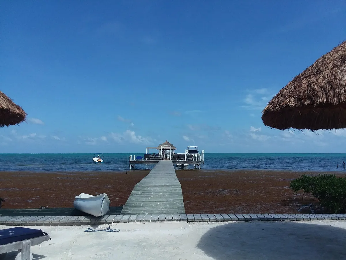 Weezie's Ocean Front Hotel and Garden Cottages, Caye Caulker exterior view