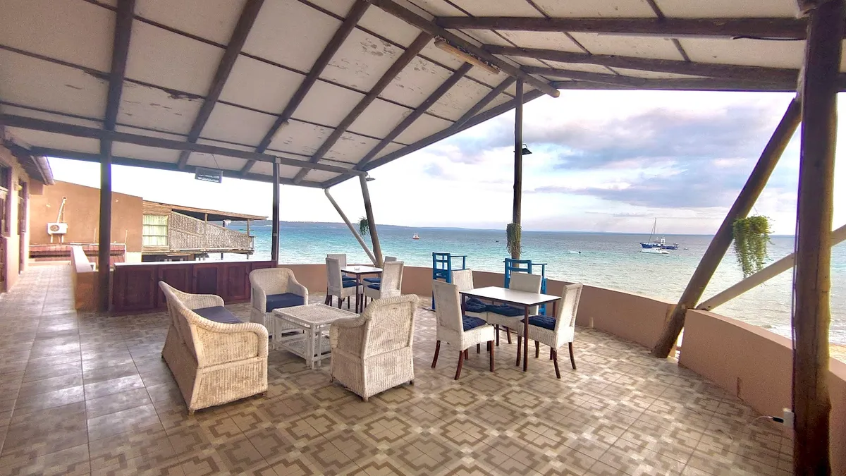 Wharf Side Inn, Pemba exterior view
