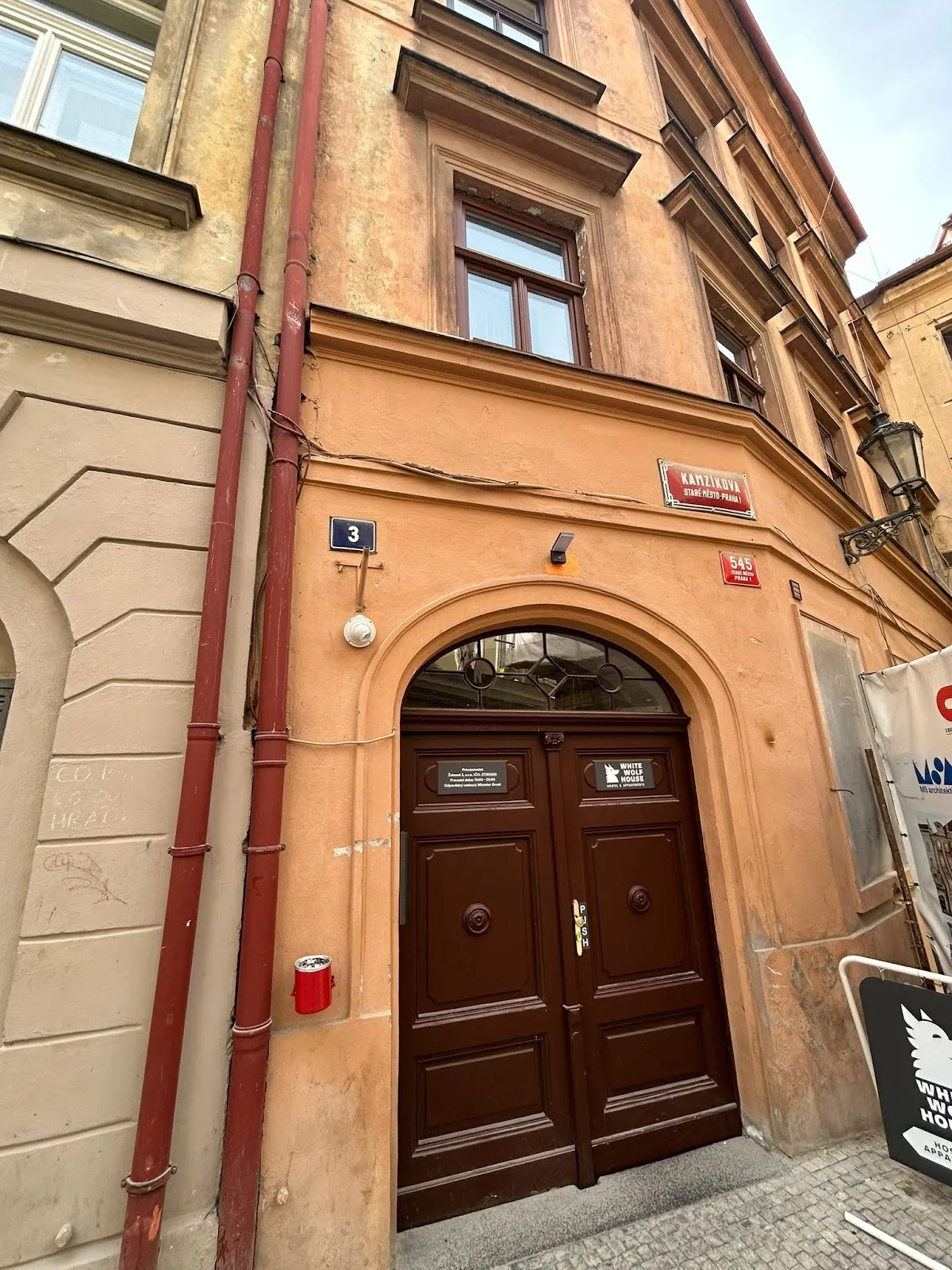 White Wolf Hostel & Apartments, Prague exterior view