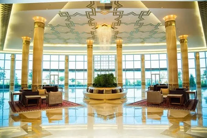 Yyldyz Hotel, Ashgabat exterior view