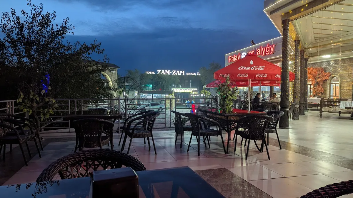 Zam-Zam Hotel Turkistan, Turkestan exterior view