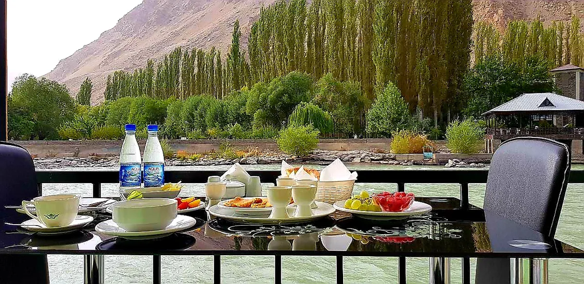 Zarya Hotel, Khorog exterior view