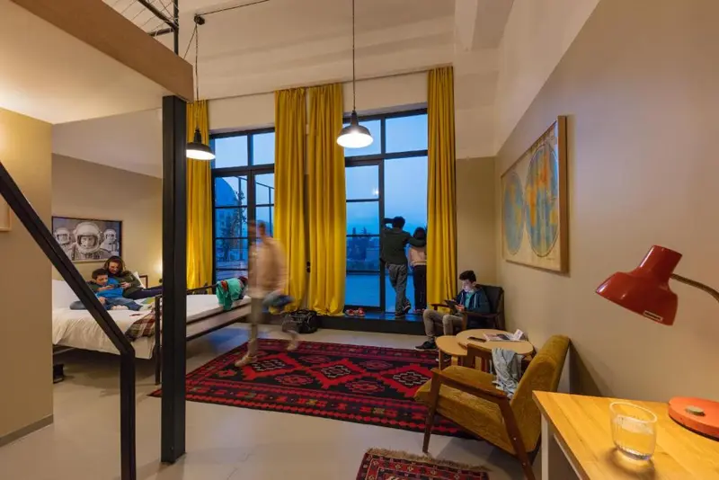 Fabrika Hostel & Suites hotel interior