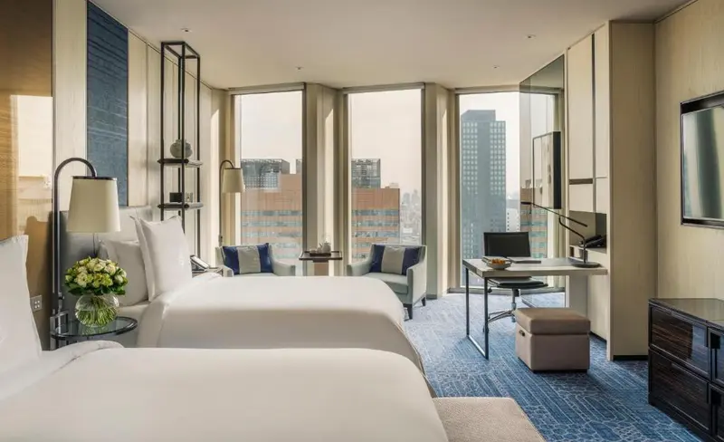 Interior de Four Seasons Hotel Seoul em Gwanghwamun, Seoul
