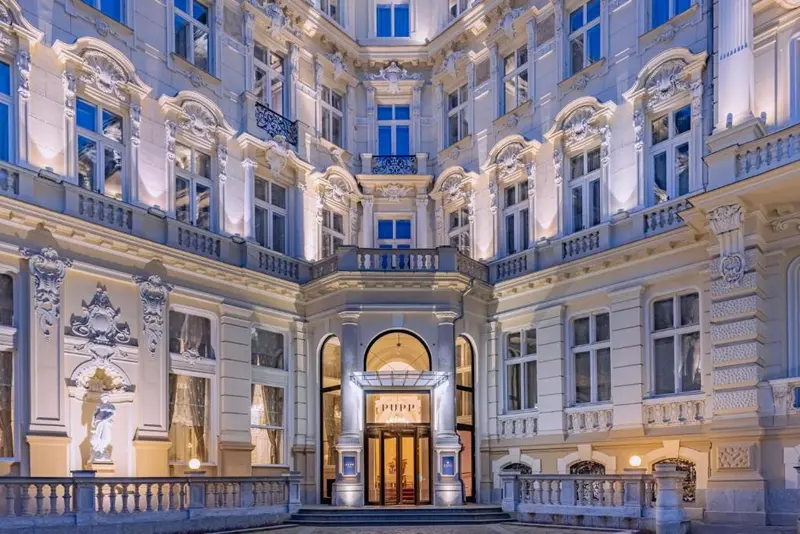Interior de Grandhotel Pupp em Spa District, Karlovy Vary