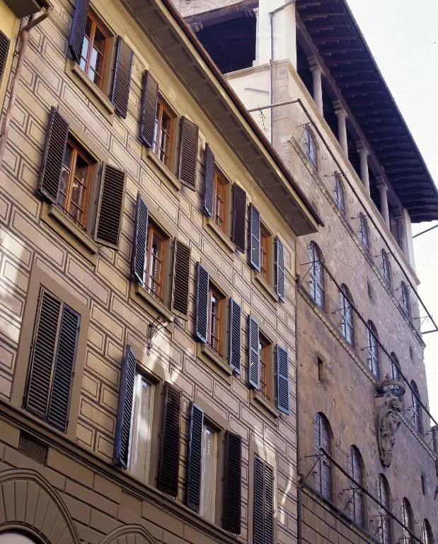 Hotel Davanzati exterior facade in Centro Storico, Florence