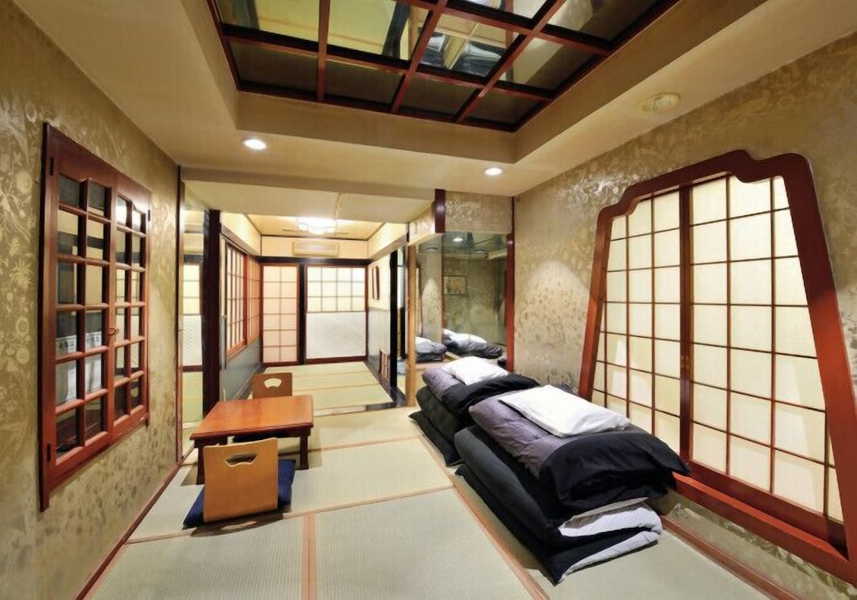 Khaosan World Asakusa interior in Asakusa, Tokyo