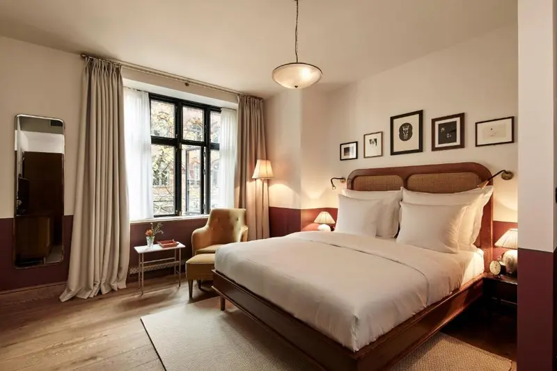 Interior de Hotel Sanders em Nyhavn, Copenhagen