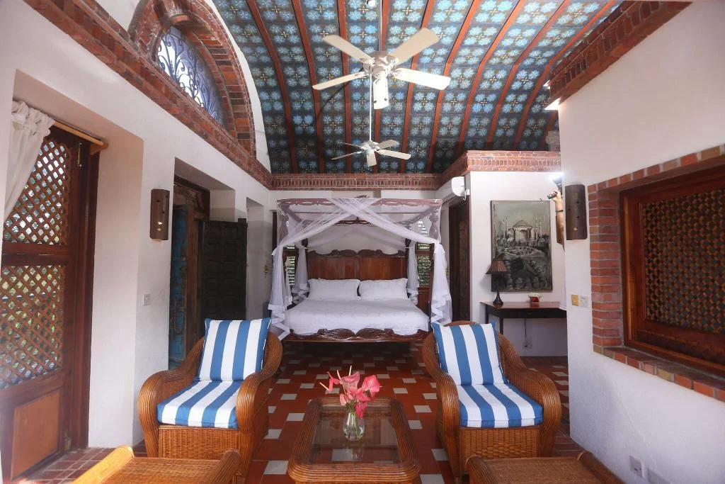 Caille Blanc Villa and Hotel hotel interior