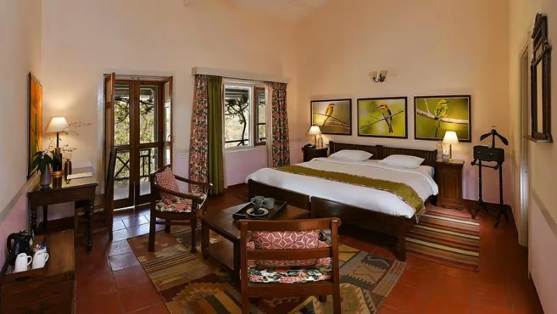 Glasshouse on the Ganges hotel interior