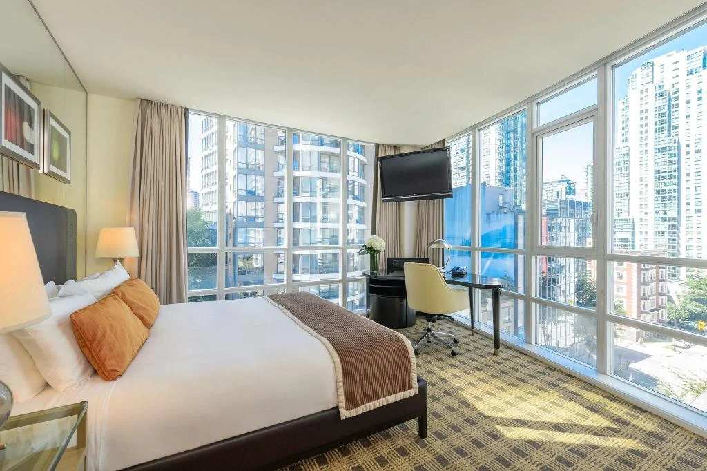 Loden Hotel interieur in Coal Harbour, Vancouver