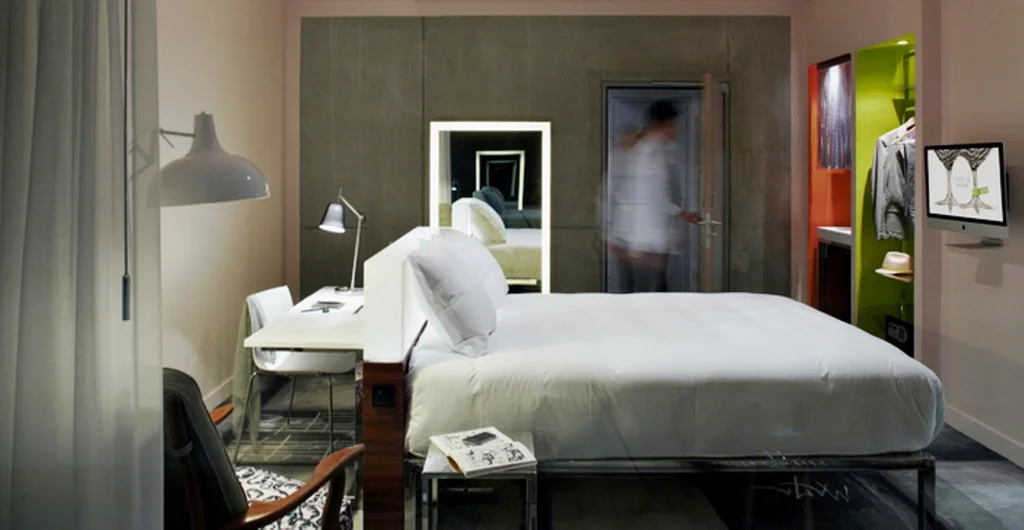 Mama Shelter Lyon hotel interior