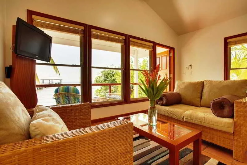 Thatch Caye Resort hotel interior