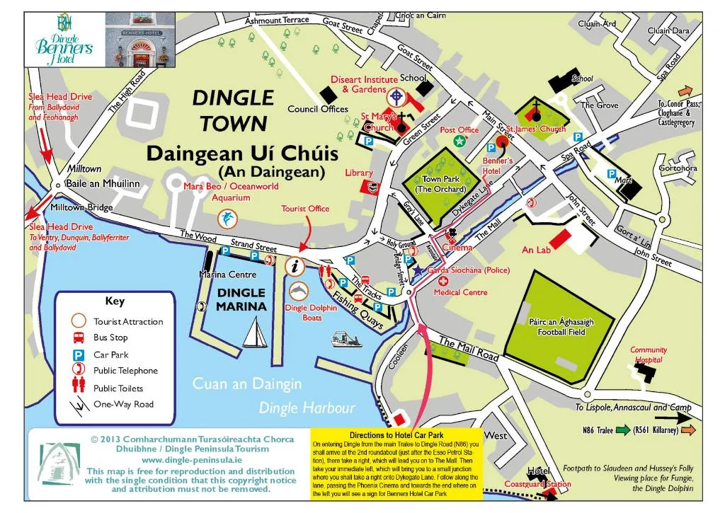 The Dingle Benners Hotel hotel interior