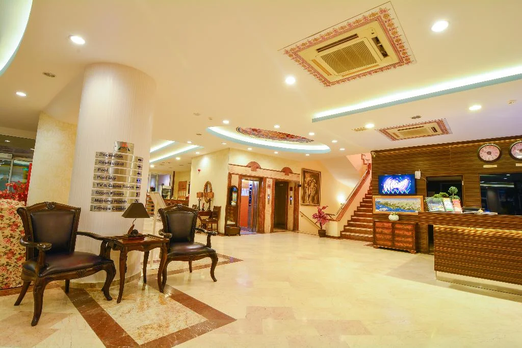 The Pink House hotel interior