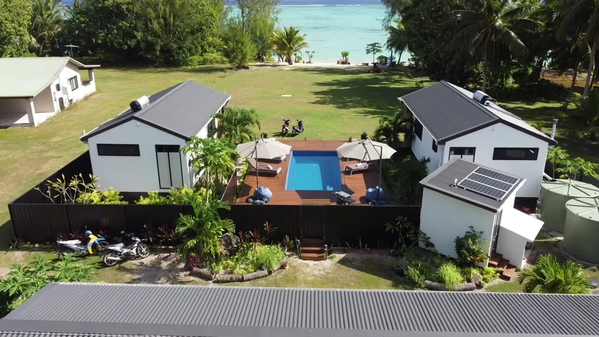 Abera's Aitutaki Villas, Aitutaki interior view