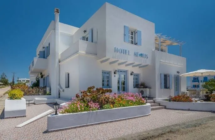 Aeolis Hotel, Milos interior view