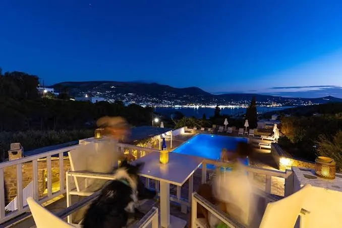 Akrotiri Hotel, Cyclades interior view