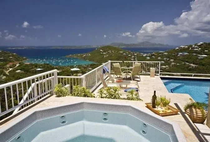 Allesandra - Expansive Views - All A/C - 4 Bedroom villa. Pool-Spa!, St John interior view