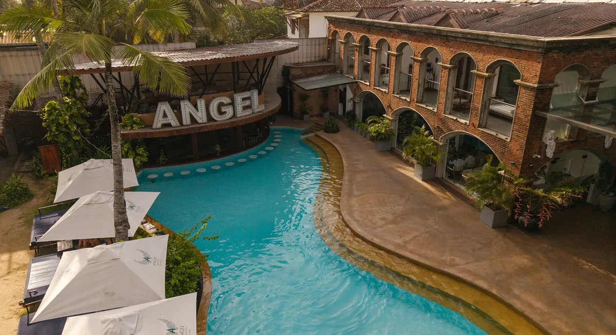 Angel Beach Unawatuna, Unawatuna interior view