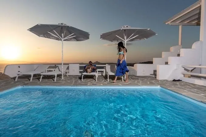 Apricot and Sea Luxury Villas, Cyclades interior view