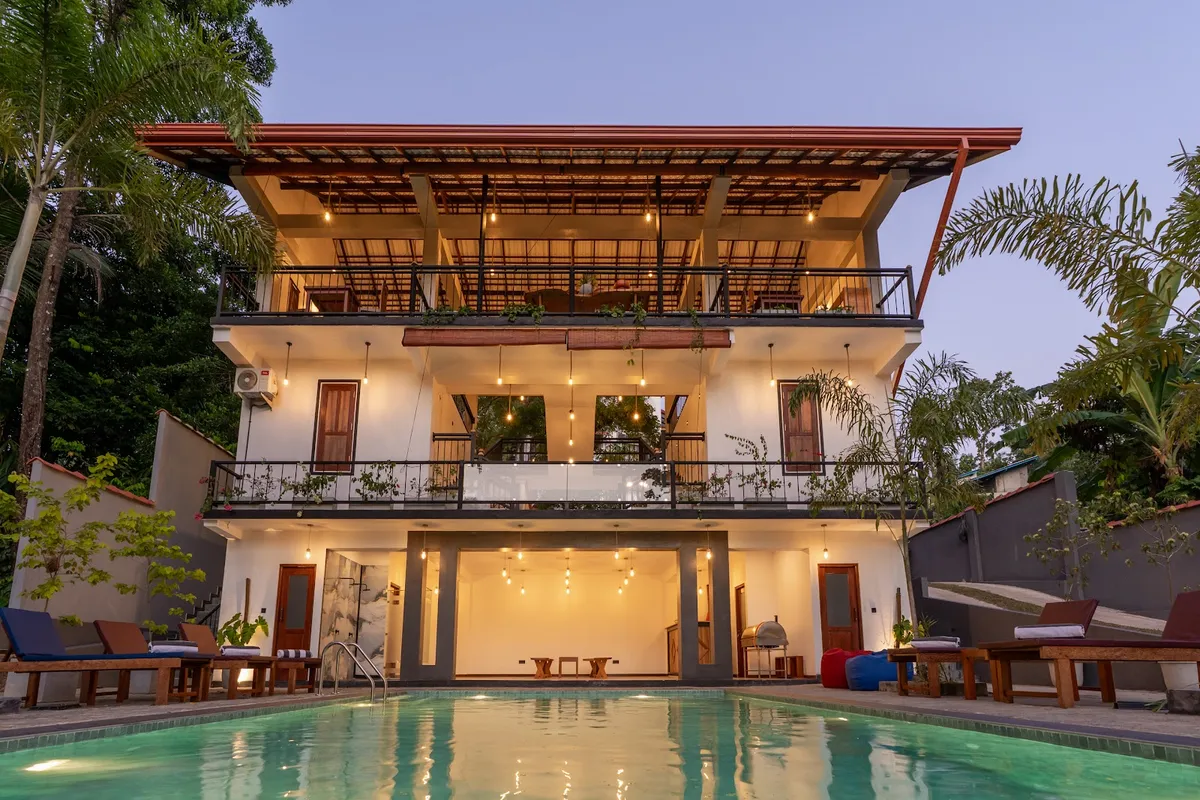 Arice Eco Villa and Restaurant Unawatuna, Unawatuna interior view