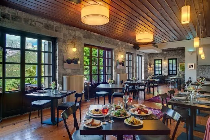 Aristi Mountain Resort Hotel, Greek Islands interior view