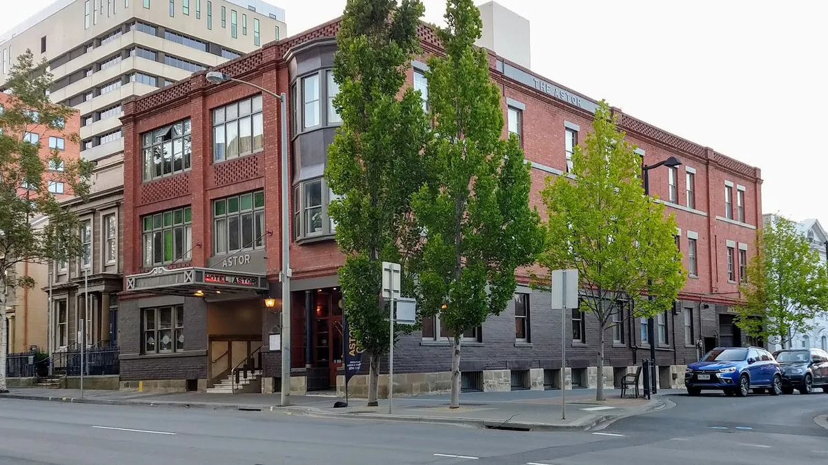 Astor Private Hotel, Hobart interior view