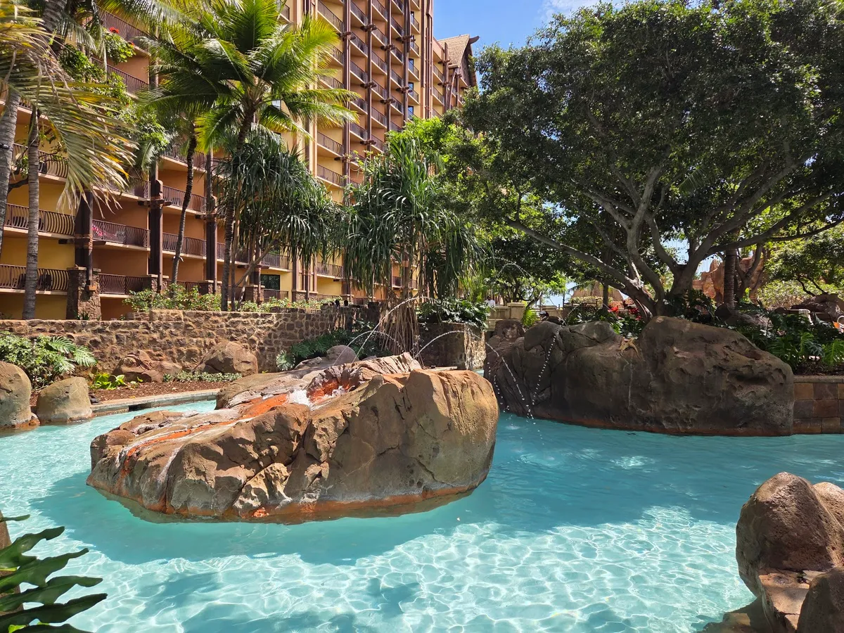 Aulani, Disney Vacation Club Villas Preview Center, Hawaiian Islands interior view