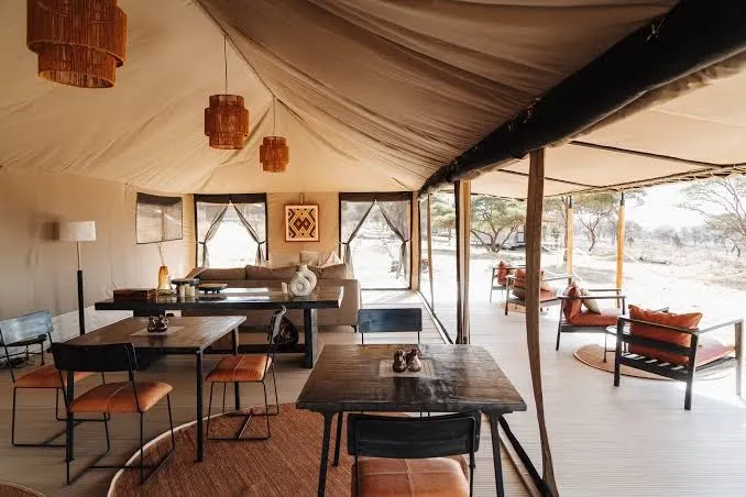 Awali Serengeti Camp, Serengeti interior view