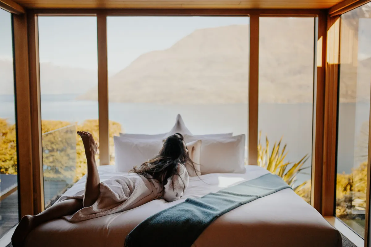 Azur Lodge, South Island interior view