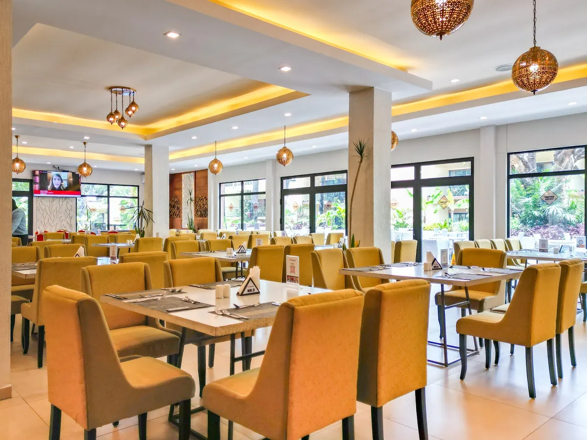Bakadaji Hotel, Banjul interior view