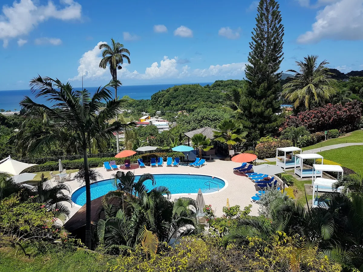 Bel Jou Hotel, Castries interior view
