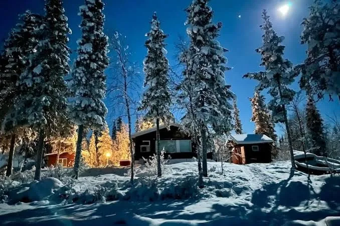 Camp Caroli Family House, Kiruna interior view