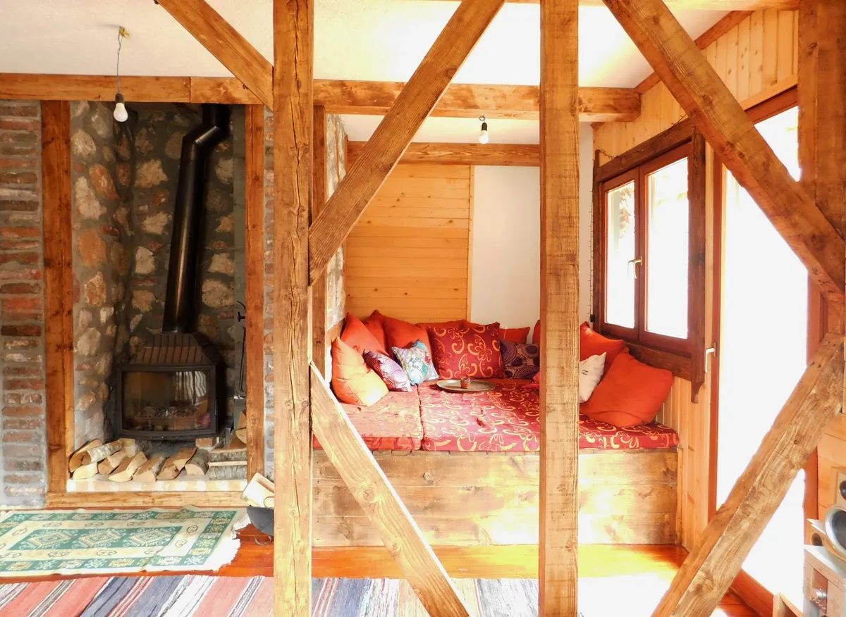 Carevec Mountain Hut, Mavrovo interior view
