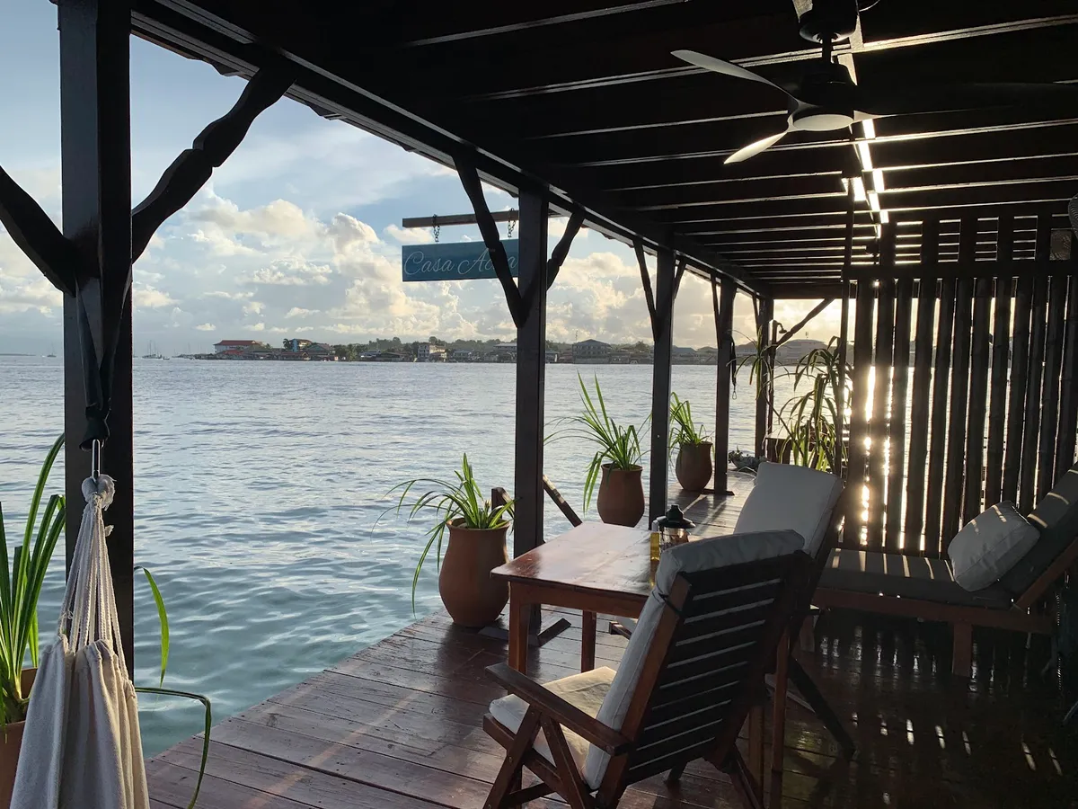 Casa Acuario, Bocas Del Toro interior view
