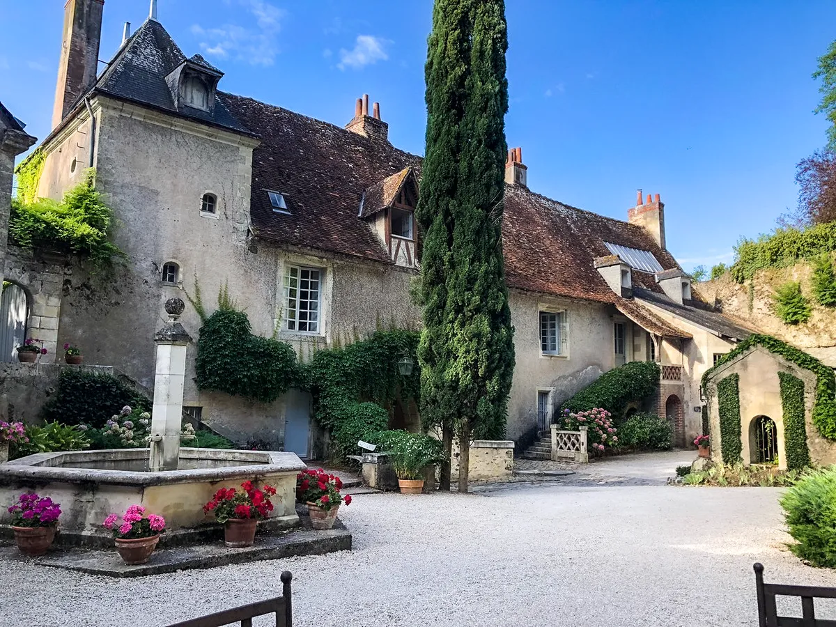 Château de Nazelles, Loire Valley interior view