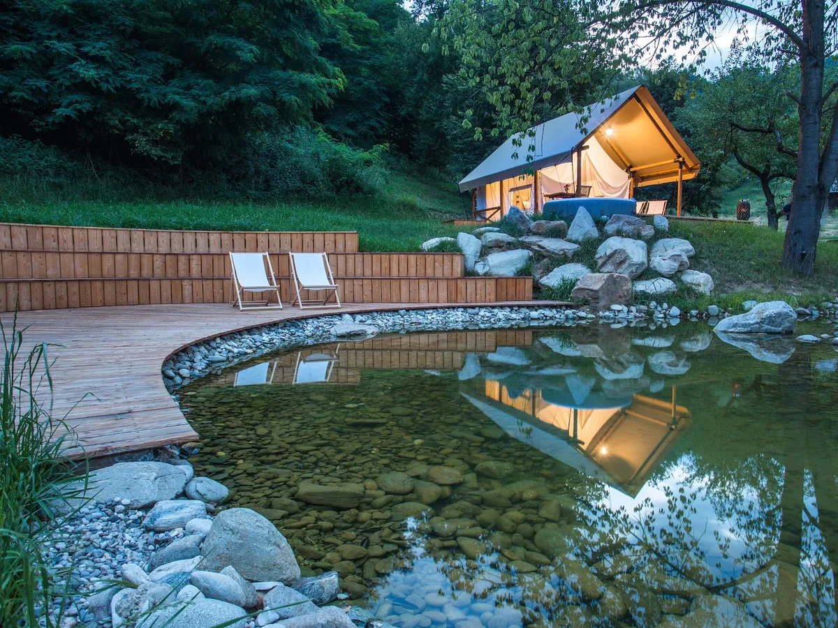 Chateau Ramšak, vineyard glamping resort, Maribor interior view