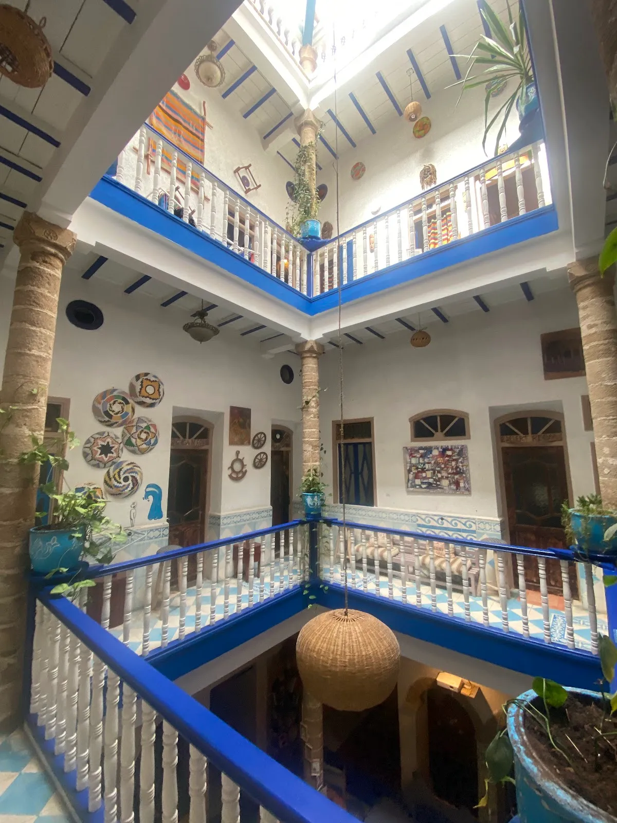 Chill Art Hostel, Essaouira interior view