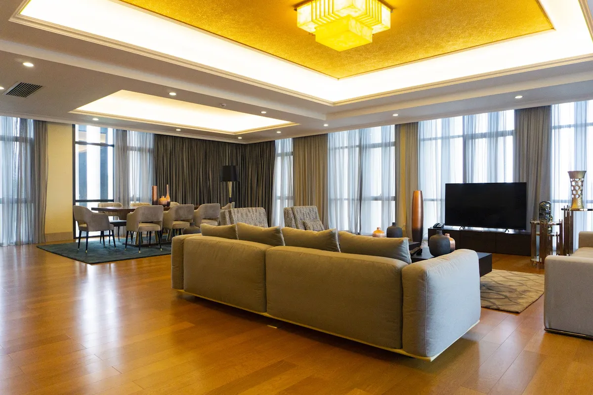 Colinas Hotel, Malabo interior view
