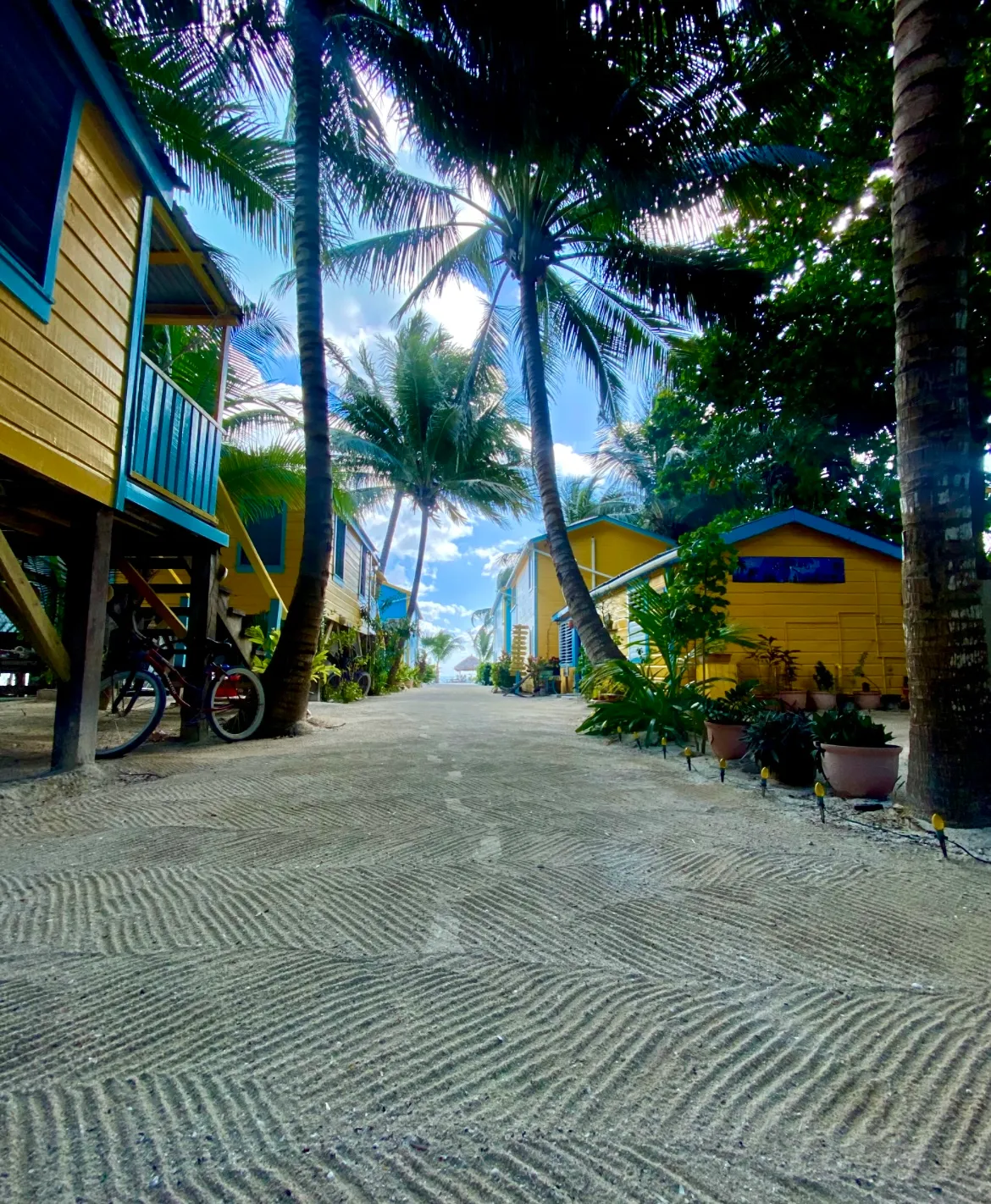 Colinda Cabanas, Caye Caulker interior view