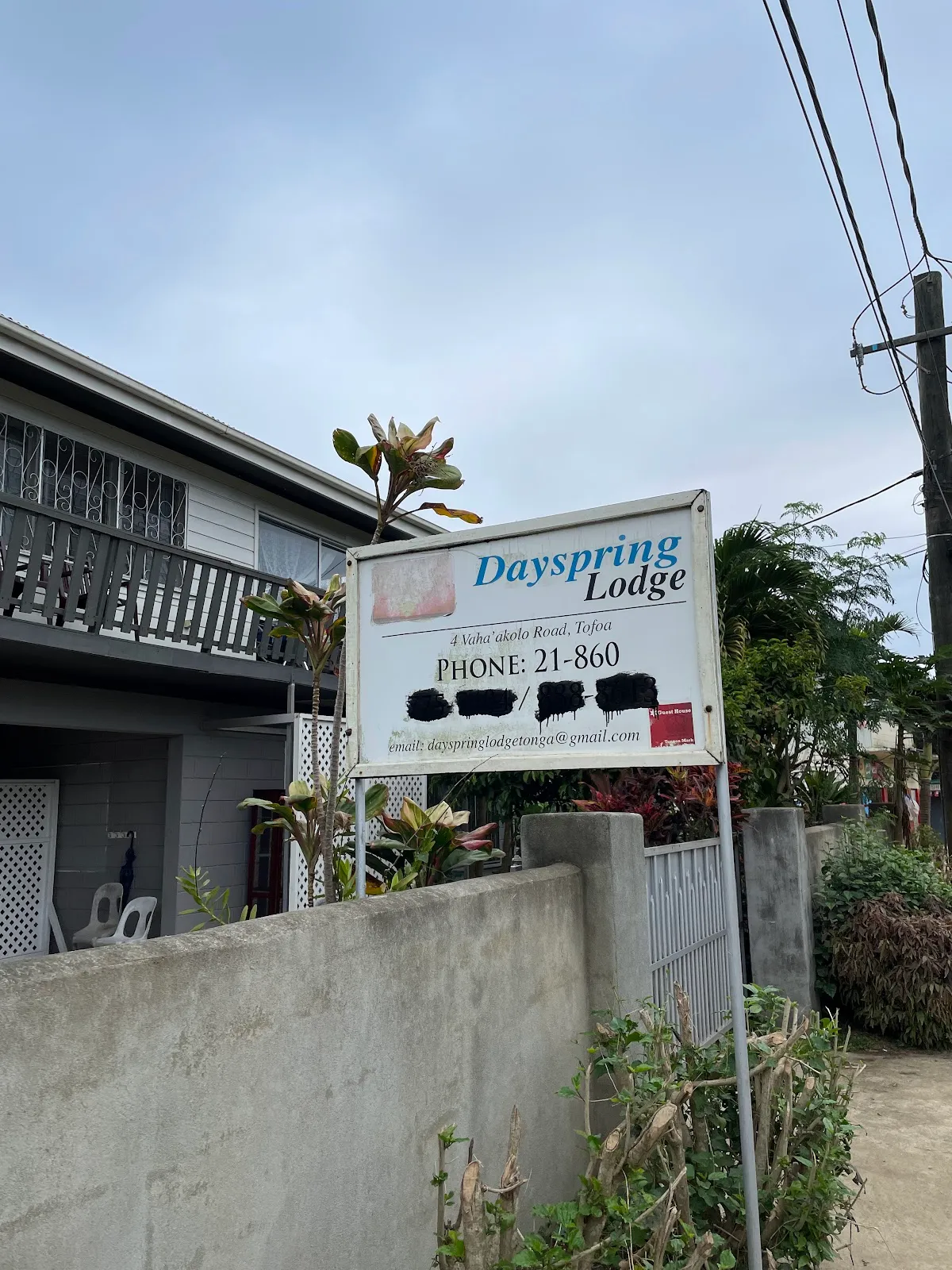 Dayspring Lodge, Nukualofa interior view